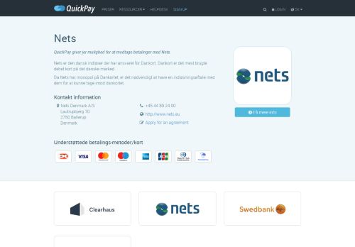 
                            4. QuickPay | Nets - Modtag betalinger med Nets og QuickPay