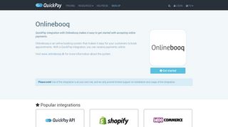 
                            7. QuickPay | Onlinebooq integration