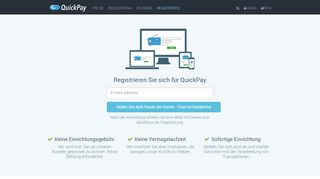 
                            3. QuickPay | Registrieren