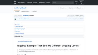 
                            6. quickstart/logging at master · wildfly/quickstart · GitHub