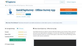 
                            11. QuickTapSurvey - Offline Survey App Reviews and Pricing - 2019