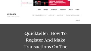 
                            9. Quickteller: How To Register And Make Transactions On The Online ...