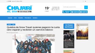 
                            13. Quiebra de Snow Travel: quienes pagaron la cuota cero viajarán y ...