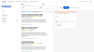 
                            6. Quikr Jobs - February 2019 | Indeed.co.in