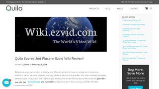 
                            9. Quilo Scores 2nd Place in Ezvid Wiki Review! - Quilo - Smart Home ...