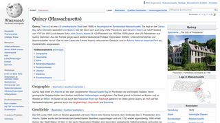
                            4. Quincy (Massachusetts) – Wikipedia