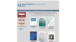 
                            9. Quintessence Publishing: Journals