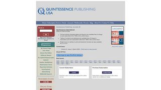 
                            8. Quintessence Publishing: Quintessence International