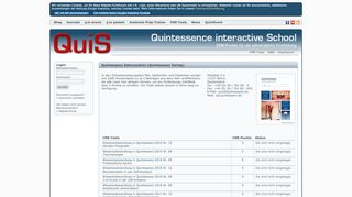 
                            6. Quintessenz Verlag - QuiS - Quintessence interactive School