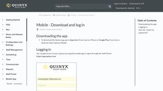 
                            7. Quinyx User Manual and FAQs - Mobile - Download and log in