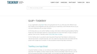 
                            12. Quip + TaskRay – TaskRay