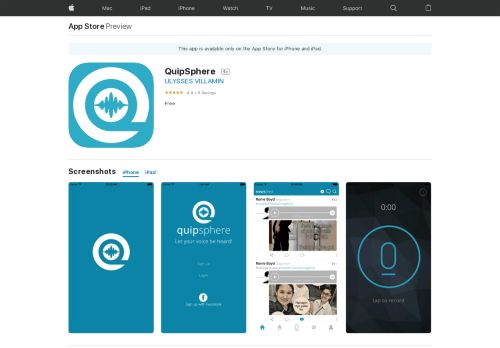 
                            1. QuipSphere on the App Store - iTunes - Apple