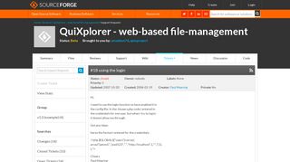 
                            1. QuiXplorer - web-based file-management / Support Requests / #18 ...