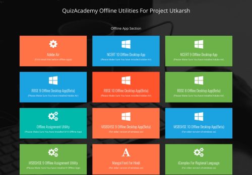 
                            3. QuizAcademy Offline Utilities For Project Utkarsh