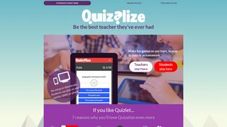 
                            6. Quizalize for Quizlet users