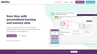 
                            2. Quizalize - Pinpoint classroom progress in real-time
