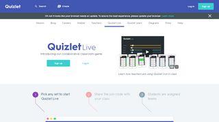 
                            5. Quizlet Live Classroom and Learning Game | Quizlet