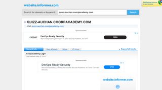 
                            3. quizz-auchan.coorpacademy.com at WI. Coorpacademy Login