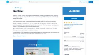 
                            7. Quotient | App Marketplace | Xero NZ
