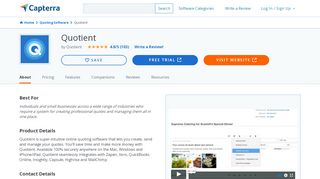 
                            10. Quotient Reviews and Pricing - 2019 - Capterra