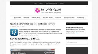
                            4. Qustodio Parental Control Software Review | Be Web Smart
