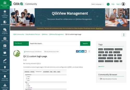 
                            4. QV 11 custom login page - Qlik Community