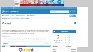 
                            5. Qwant | heise Download