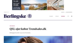 
                            7. QXL-ejer køber Trendsales.dk - Berlingske