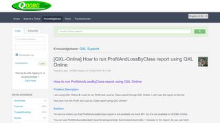 
                            10. [QXL-Online] How to run ProfitAndLossByClass report using QXL ...