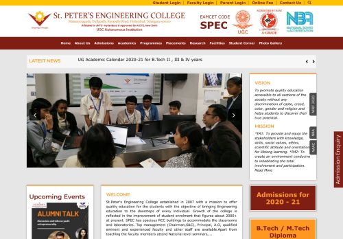 
                            12. R & D Cell | St.Peter's Engineering College