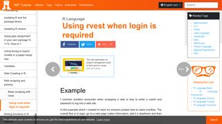 
                            11. R Language - Using rvest when login is required | r Tutorial
