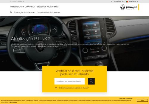 
                            4. R-LINK 2: atualizações | Renault EASY CONNECT
