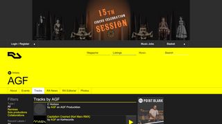 
                            9. RA: AGF tracks - Resident Advisor