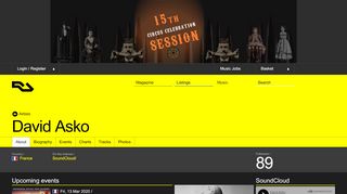 
                            11. RA: David Asko - Resident Advisor