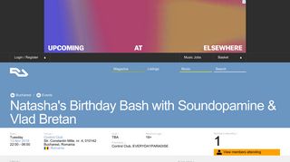 
                            13. RA: Natasha's Birthday Bash with Soundopamine & Vlad Bretan at ...