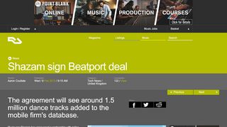 
                            12. RA News: Shazam sign Beatport deal - Resident Advisor