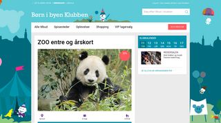 
                            12. rabat på entre og årskort i ZOO - Børn i byen Klubben