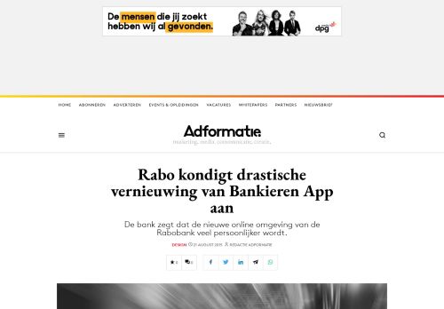 
                            12. Rabo kondigt drastische vernieuwing van Bankieren App aan