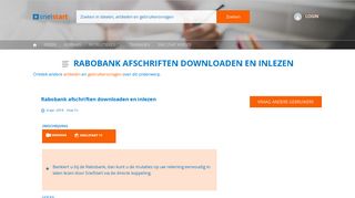 
                            10. Rabobank afschriften downloaden en inlezen - SnelStart KennisPlein