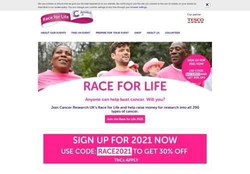 
                            9. Race for Life | Cancer Research UK