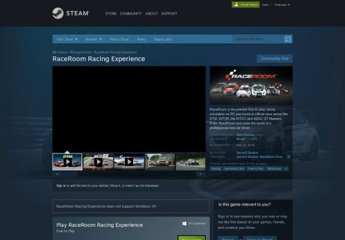 
                            8. RaceRoom Racing Experience on Steam