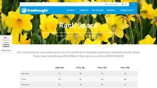 
                            8. Rack space | Freethought Internet