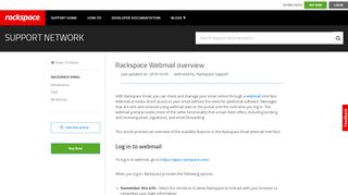 
                            8. Rackspace Webmail overview - Rackspace Support