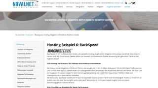 
                            9. RackSpeed Hosting: Magento mit flexiblen Paketen hosten