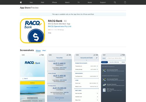 
                            6. RACQ Bank on the App Store - iTunes - Apple