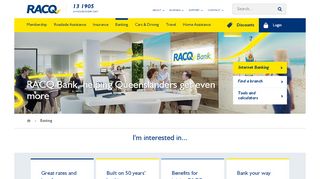 
                            7. RACQ Bank – Personal Banking, Loans, Accounts, Credit Cards - RACQ