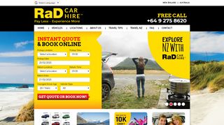 
                            7. RaD Car Hire | Rent a Car | 21 Branches NZ-Wide