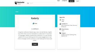 
                            13. Radarly - Hootsuite App Directory