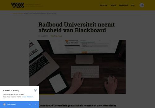 
                            6. Radboud Universiteit neemt afscheid van Blackboard - Vox magazine