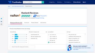 
                            12. Radian6 Reviews & Ratings | TrustRadius